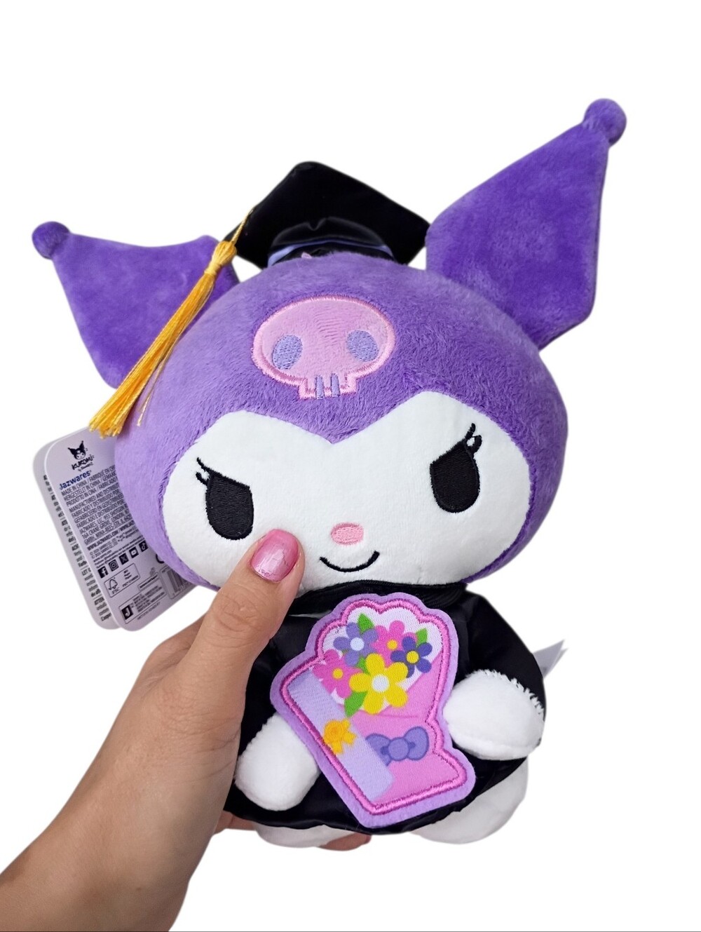 Jazwares Hello Kitty® and Friends 8-Inch Graduation Kuromi Plush – Officially